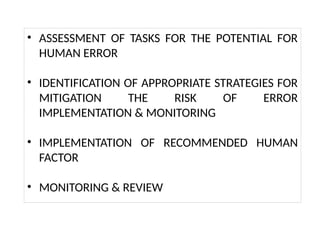 SAFETY AND HUMAN FACTOR PPT for engineering | PPTX