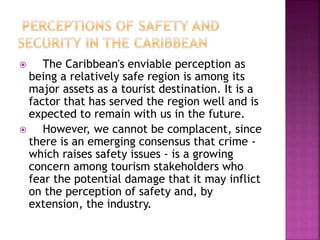 Safety and security in the tourism industry | PPTX