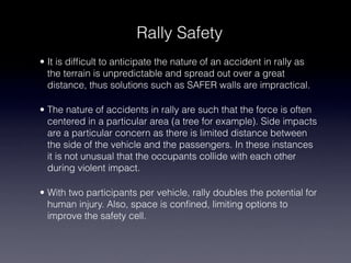 Safety And Sustainability In Rally | PDF