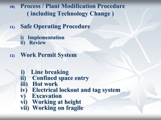 Process Plant Modification SAFETY audit PPT representation indian .ppt