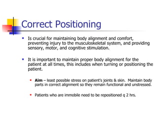 NurseReview.Org - Safety Basic Body Mechanics | PPT
