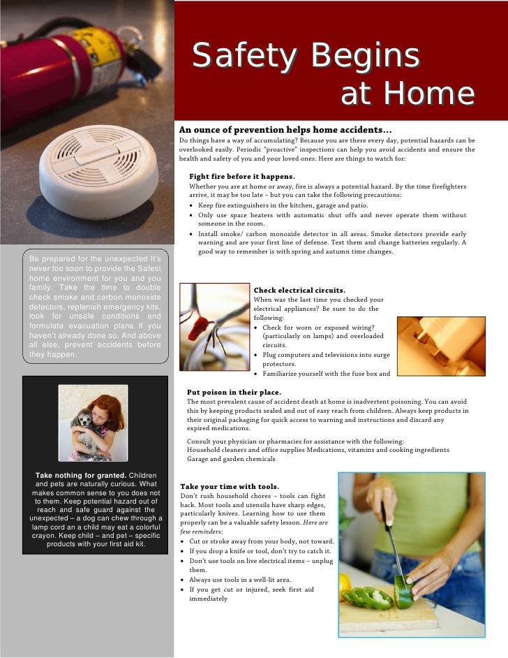 Paragraph on safety first image