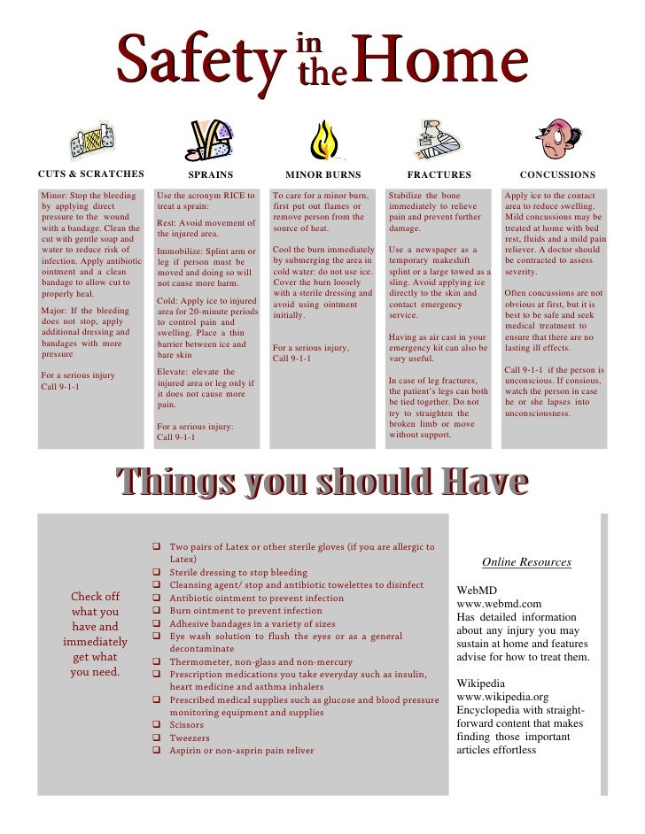 Safety Begins At Home