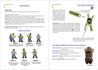 Safety belt catalouge