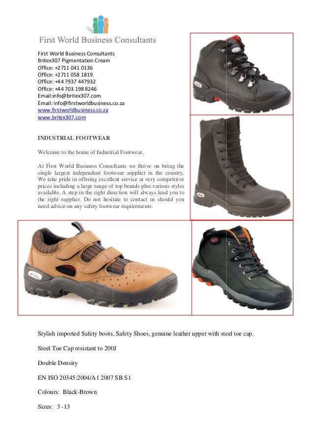 top brand safety shoes