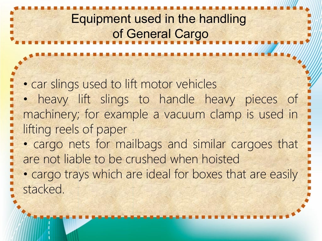 Safety Cargo Handling Equipment