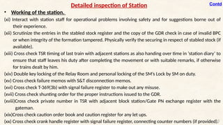 Safety check list for checking diferent railways assests | PPTX