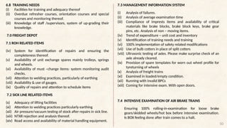 Raid Train Checklist.pdf Safety check list for checking diferent railways assests | PPTX