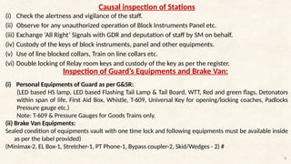 Safety check list for checking diferent railways assests | PPTX