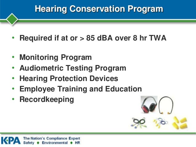 hearing conservation program