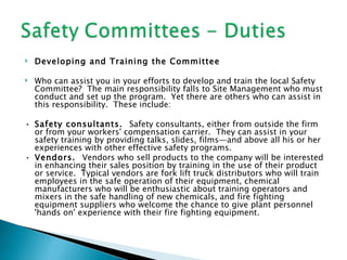Safety Committees Duties 1