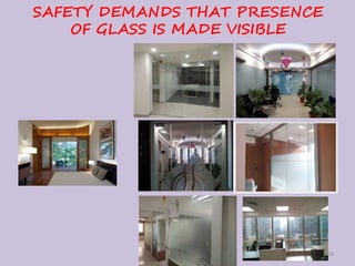 Safety considerations for use of glass in buildings | PPTX