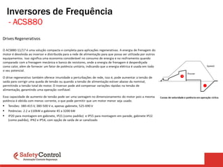 - ACS880
Inversores de Frequência
 