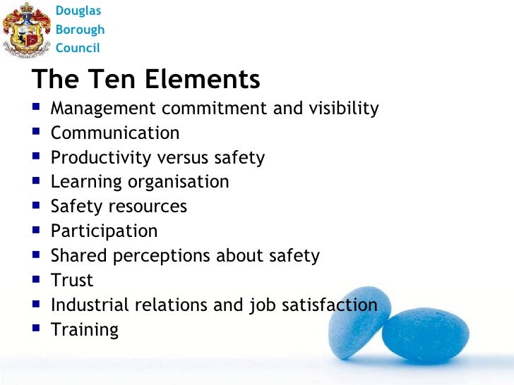 Safety culture as a corporate aim