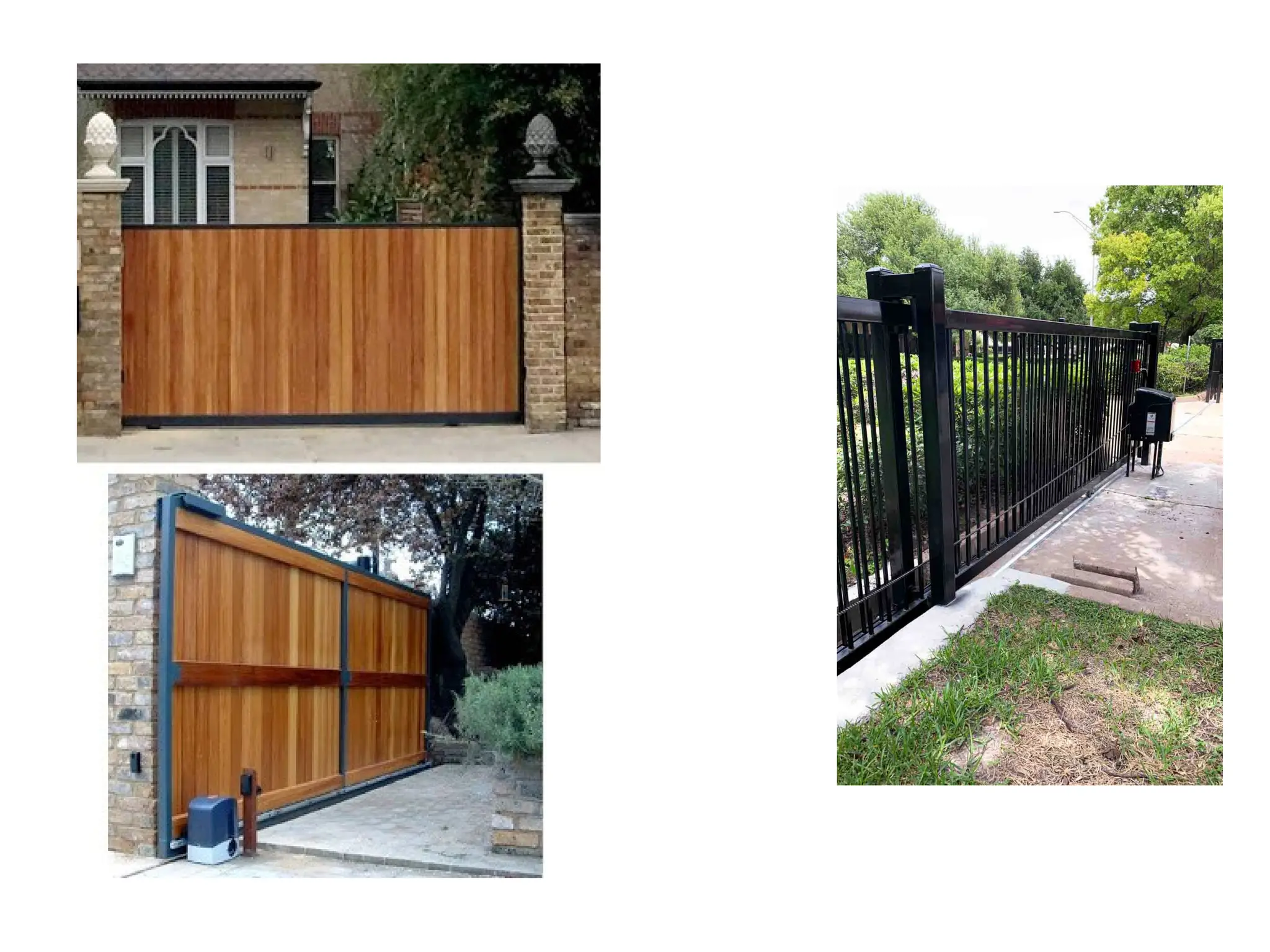 Sliding gate
designs
 