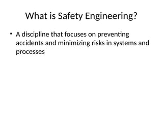 Comprehensive Safety Engineering Principles and Practices for Risk ...