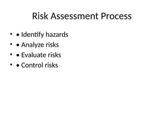 Comprehensive Safety Engineering Principles and Practices for Risk ...
