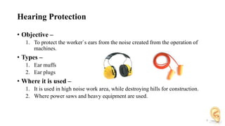 Safety equipment's during construction | PPTX
