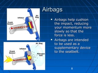 Safety features in vehicles | ODP