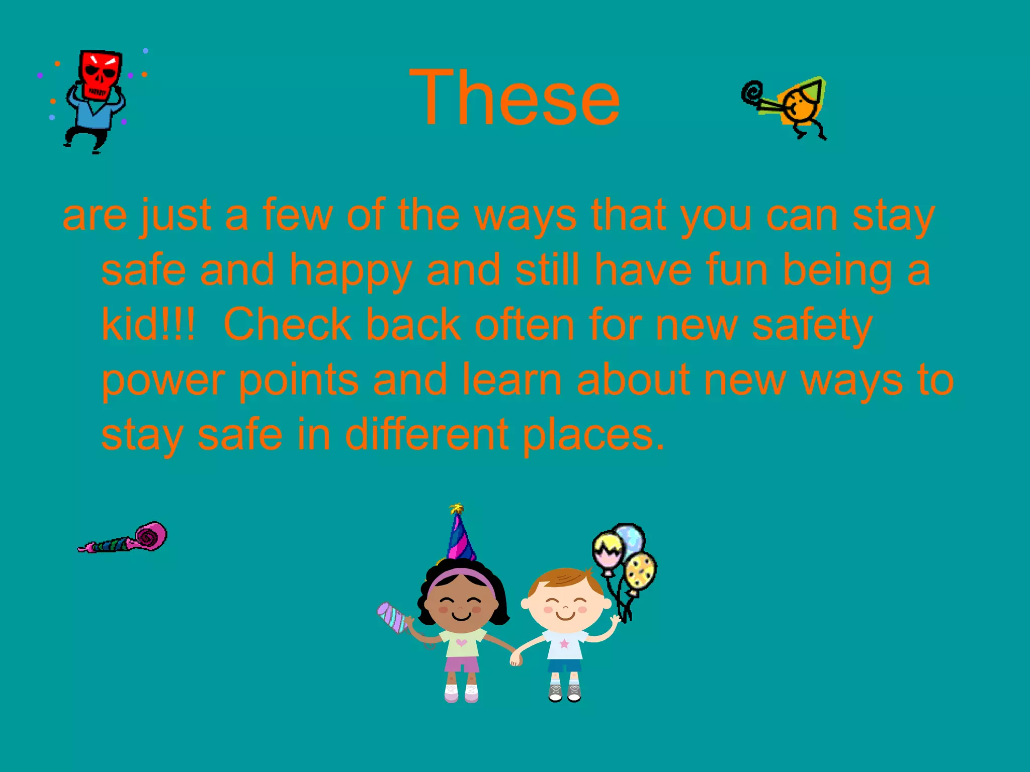 safety-for-kids-ppt