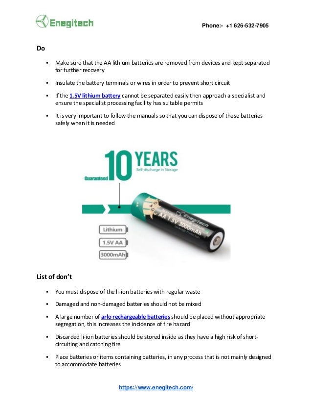 Safety guide how to responsibly dispose or recycle lithium ion batteries