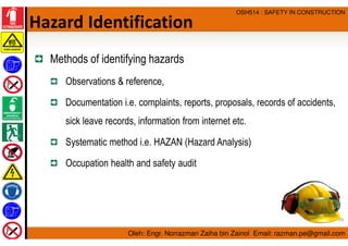 Occupational Safety and Health Management in Construction Industry | PDF