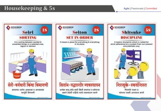 Agile | Passionate | Committed
Housekeeping & 5s
 