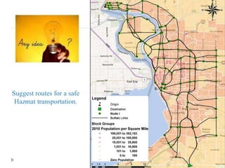 Hazmat Routing Safety in hazmat transportation | PPTX