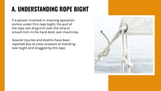 Safety in mooring Operations | PDF