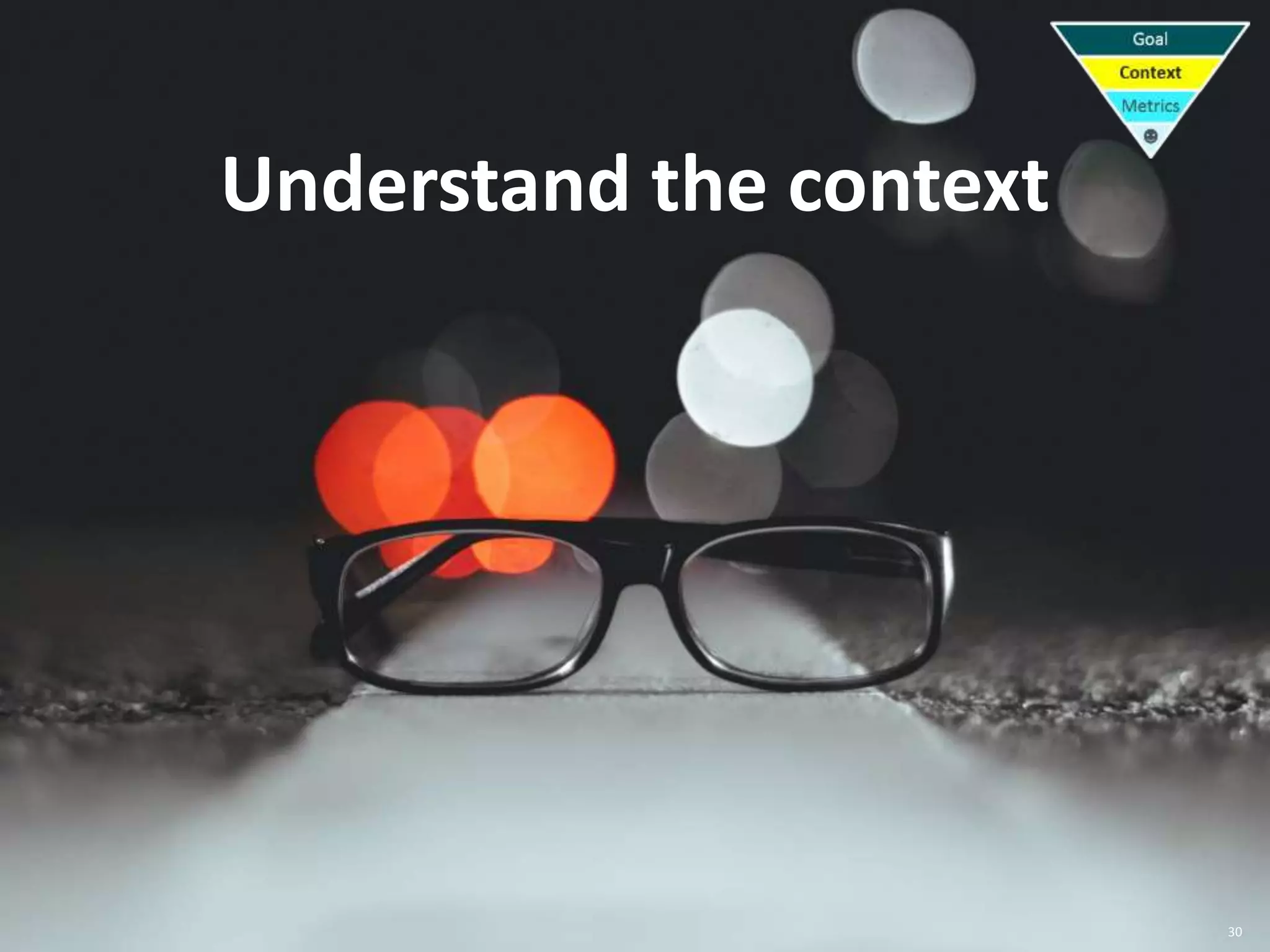 30
Understand the context
 