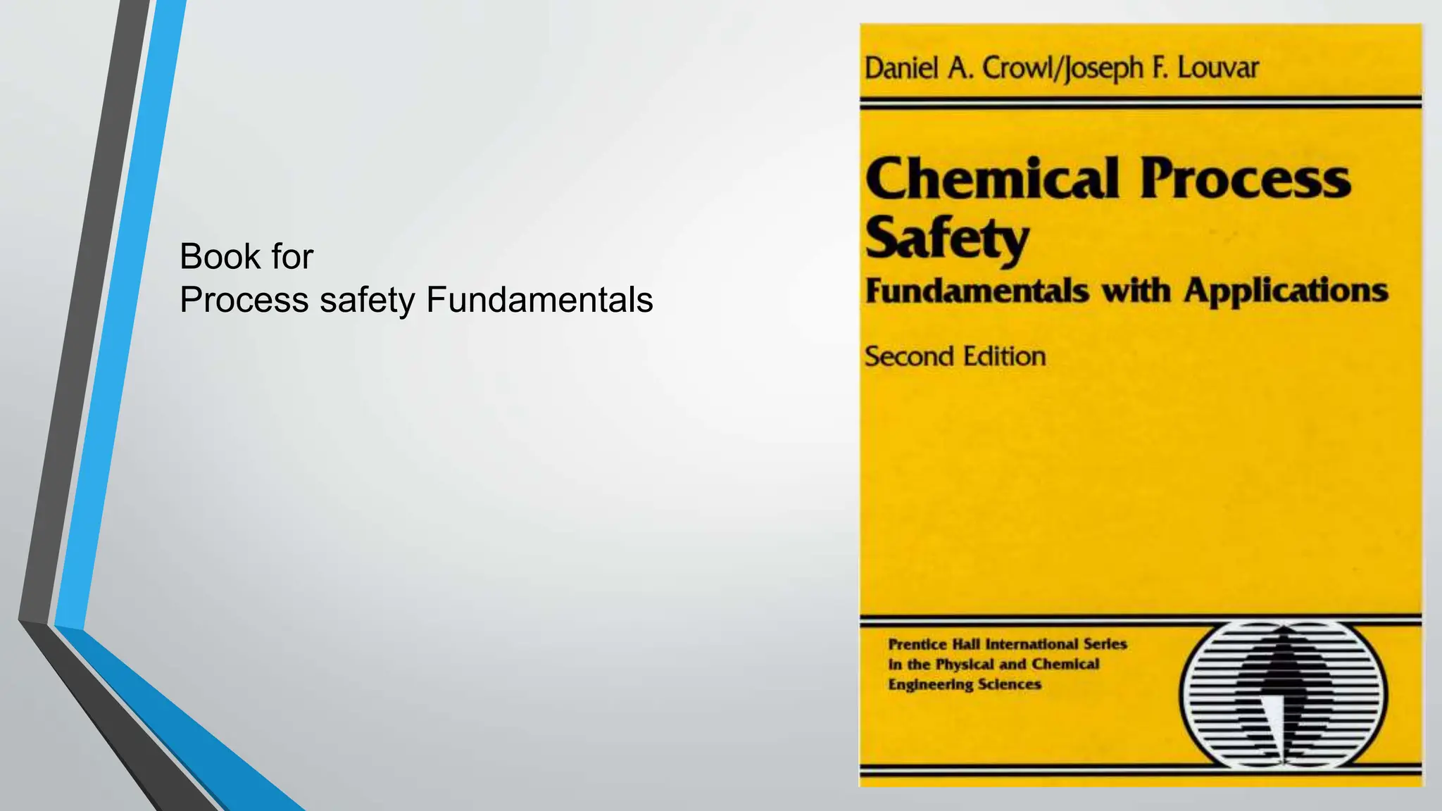 Book for
Process safety Fundamentals
 