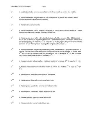Safety instrumented functions (sif) safety integrity level (sil ...