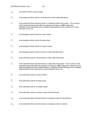 Safety instrumented functions (sif) safety integrity level (sil ...