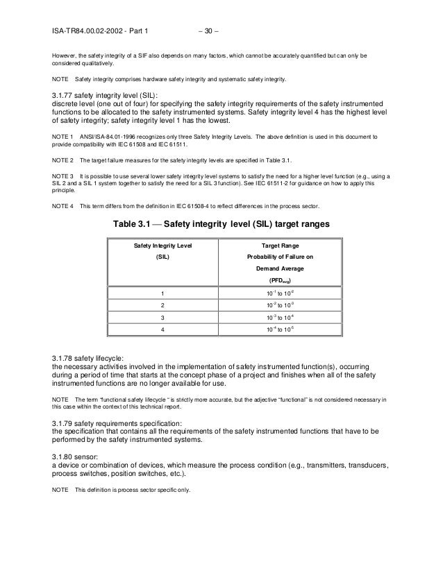 Safety instrumented functions (sif) safety integrity level (sil) eval…