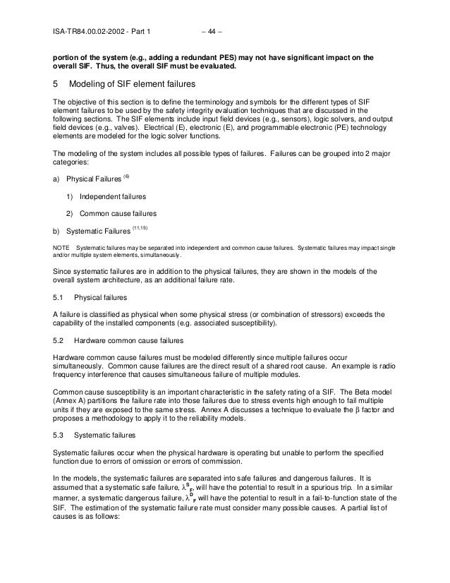 Safety instrumented functions (sif) safety integrity level (sil) eval…