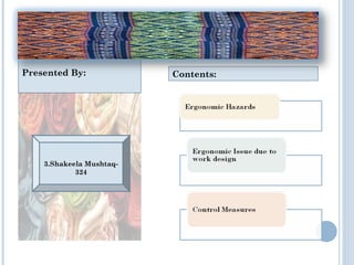 Presented By: Contents:
3.Shakeela Mushtaq-
324
 