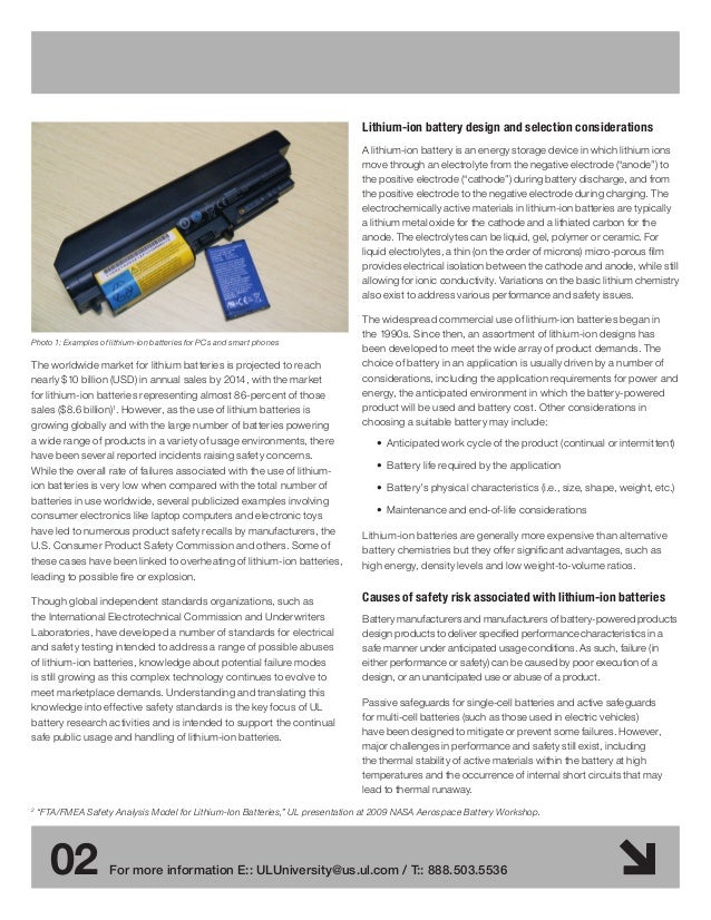 lithium ion battery and product development lithium ion battery and product development