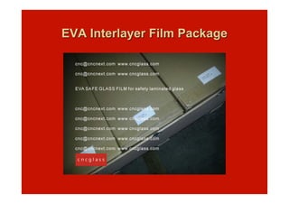 EVA Interlayer Film PackageEVA Interlayer Film Package
 