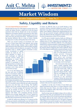 Safety, liquidity and return