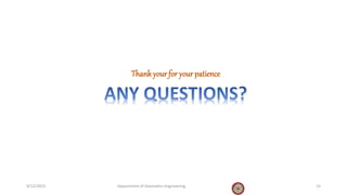 9/12/2023 Department of Geomatics Engineering 15
Thankyour for your patience
 