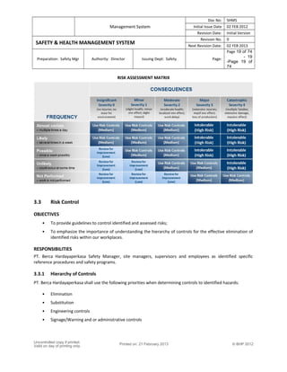 Safety management system | DOC