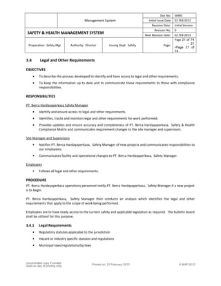Safety management system | DOC