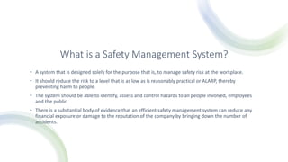 Safety management system a beginners guide | PPTX