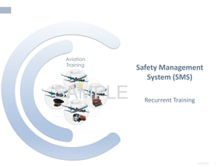 2/6/2024 1
SAMPLE
SAMPLE Recurrent Training
Safety Management
System (SMS)
 