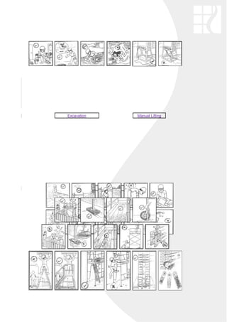 Excavation Manual Lifting
Scaffolding
 