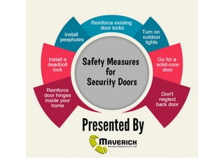Safety Measures For Security Doors