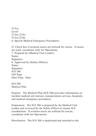 Safety Message Ics 208 Map.pdf Safety MessagePlan (ICS 208)1. Incident Name2. Operati.docx