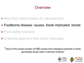 Safety of animal source foods: Why it matters