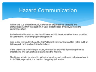 Sds Training.pdf Safety officer orientation | PPTX