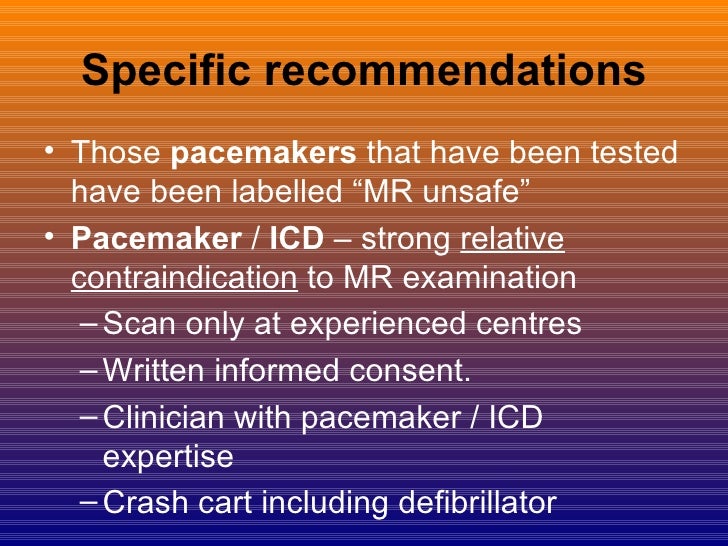 MRI Safety In Patients With Implanted CV Devices Sanjoy Sanyal